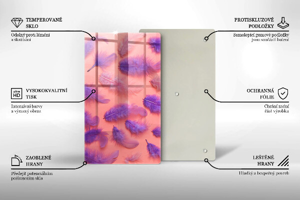 Tocător de bucătărie Pene pufoase