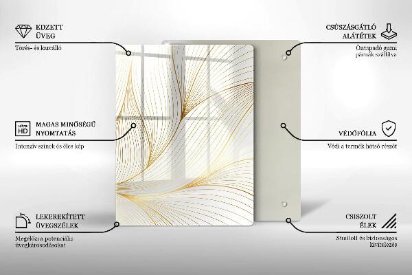 Tocător de bucătărie Pătrate 3D abstracte