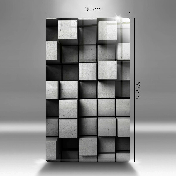 Tocător de bucătărie Pătrate 3D abstracte