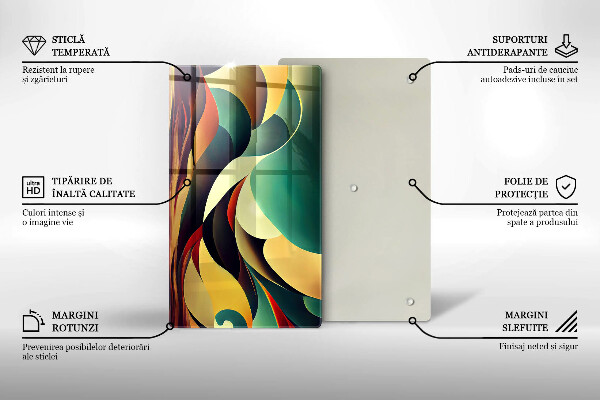 Tocător de bucătărie Abstracția formei