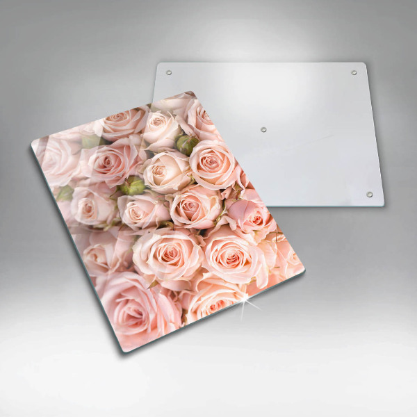 Tocător de bucătărie Buchet de trandafiri delicati