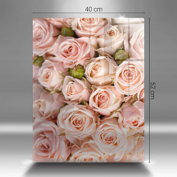 Tocător de bucătărie Buchet de trandafiri delicati