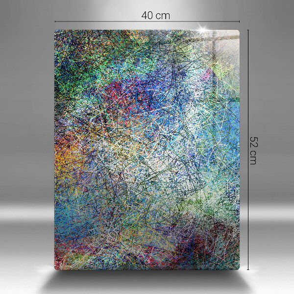 Tocător de bucătărie Abstracție de linii colorate