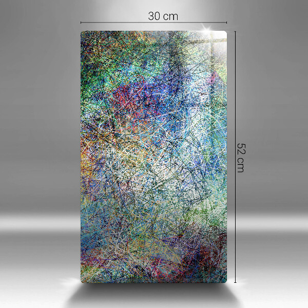 Tocător de bucătărie Abstracție de linii colorate