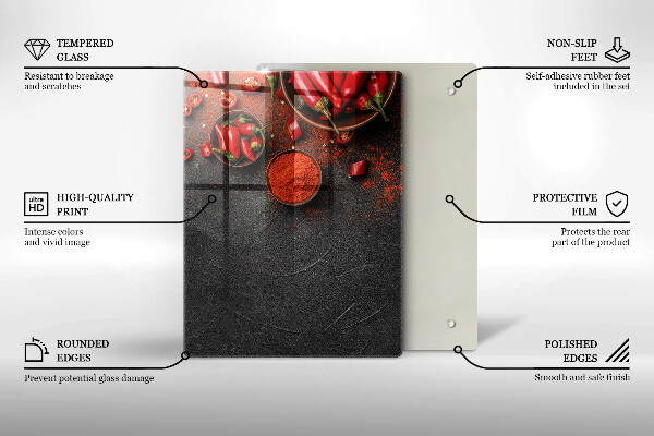 Tocător de bucătărie Textura de marmură cu aur