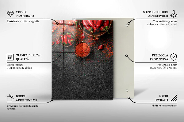 Tocător de bucătărie Textura de marmură cu aur