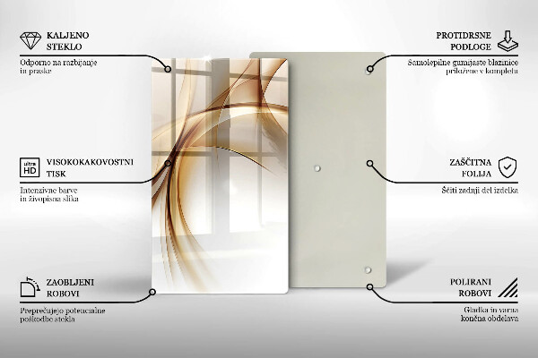 Tocător de bucătărie Forme abstracte