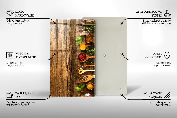 Tocător de bucătărie Linguri de lemn de condimente