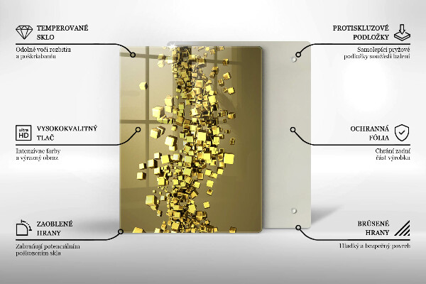 Tocător de bucătărie Abstracția formelor 3D
