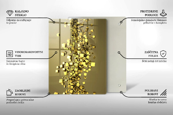 Tocător de bucătărie Abstracția formelor 3D