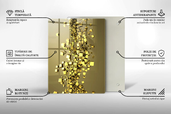 Tocător de bucătărie Abstracția formelor 3D