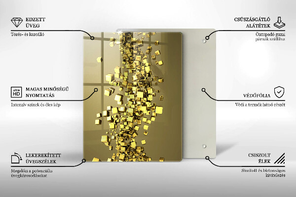 Tocător de bucătărie Abstracția formelor 3D