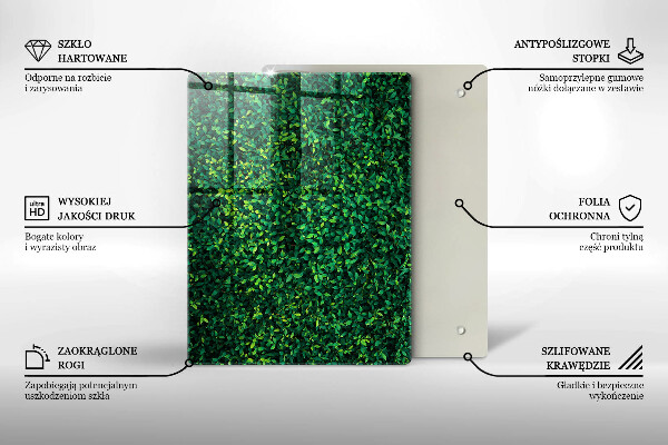 Tocător din sticlă Boabe de cafea