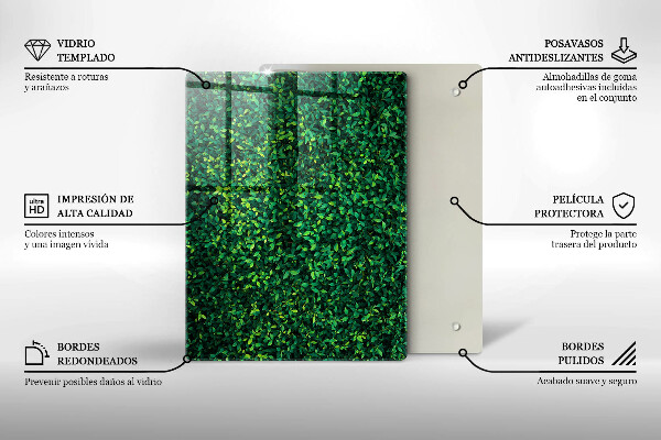 Tocător din sticlă Boabe de cafea