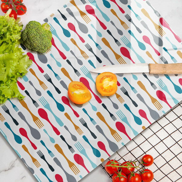 Tocător din sticlă Ilustrație cu lingură