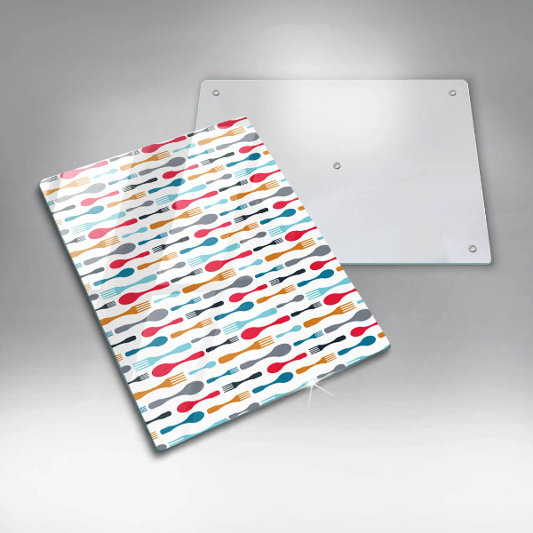 Tocător din sticlă Ilustrație cu lingură