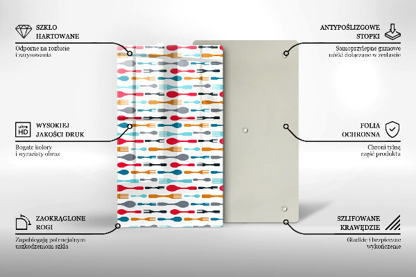 Tocător din sticlă Ilustrație cu lingură