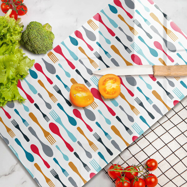 Tocător din sticlă Ilustrație cu lingură