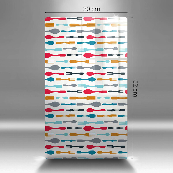 Tocător din sticlă Ilustrație cu lingură