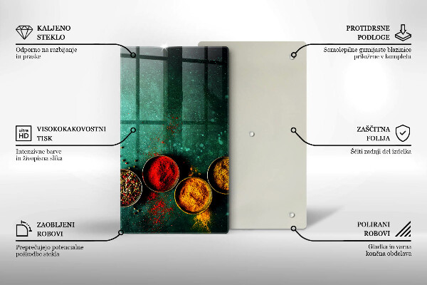 Tocător din sticlă Condimente orientale