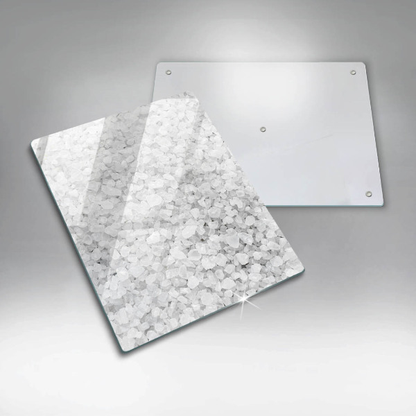 Tocător din sticlă Cristale de sare