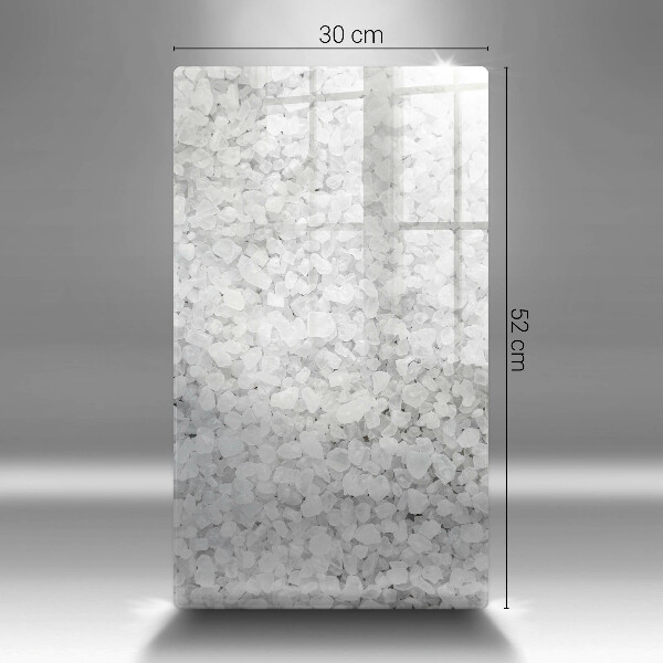 Tocător din sticlă Cristale de sare