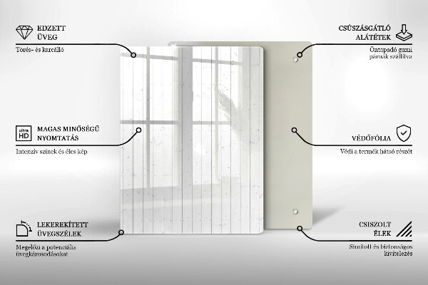 Tocător din sticlă Fructe de sărbători