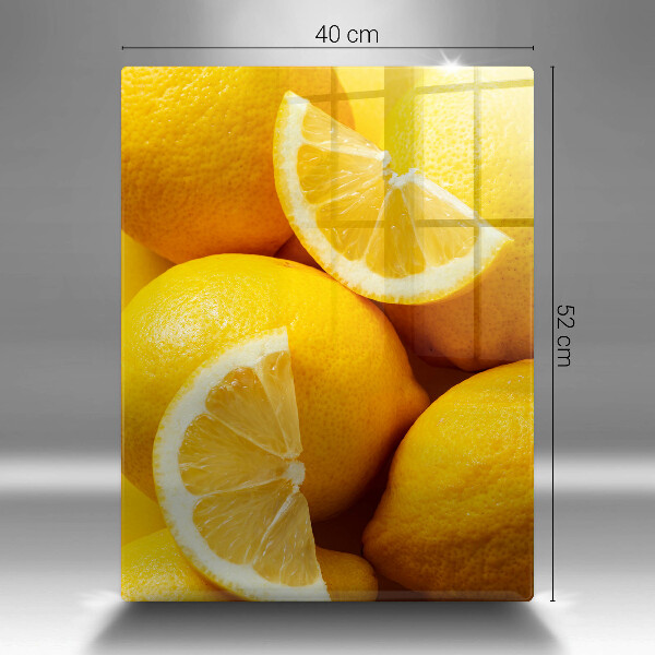 Tocător din sticlă Lămâi suculente