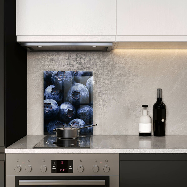 Tocător din sticlă Prim-plan cu fructe de padure