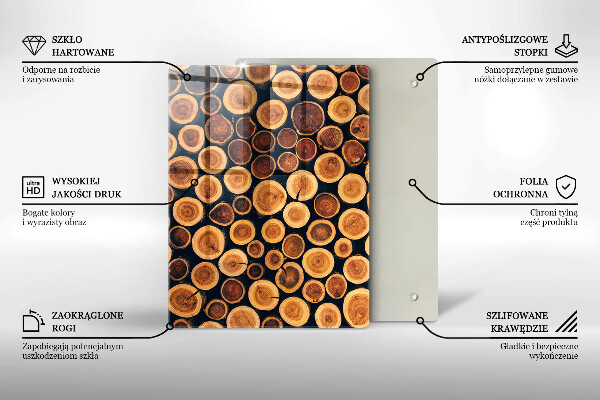 Tocător de bucătărie Model de frunze Boho
