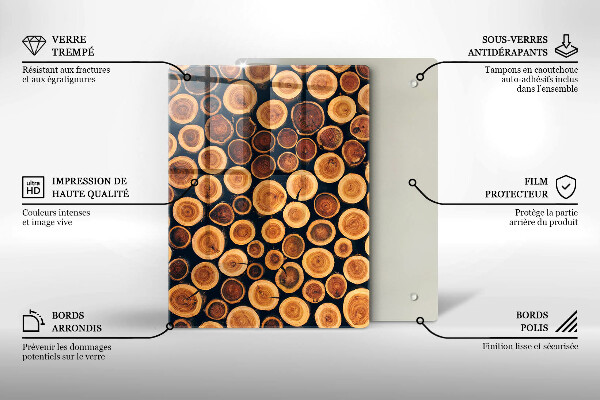 Tocător de bucătărie Model de frunze Boho