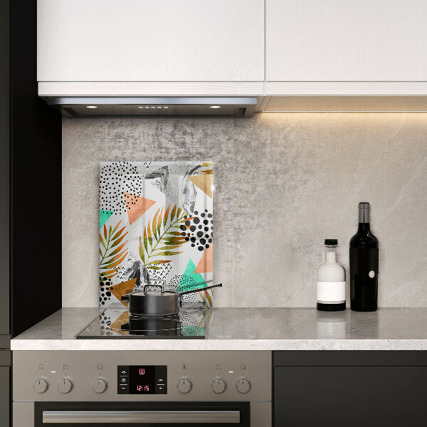 Tocător de bucătărie Model de frunze Boho