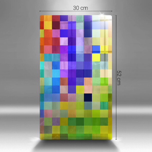 Tocător de bucătărie Pătrate de pixeli colorate