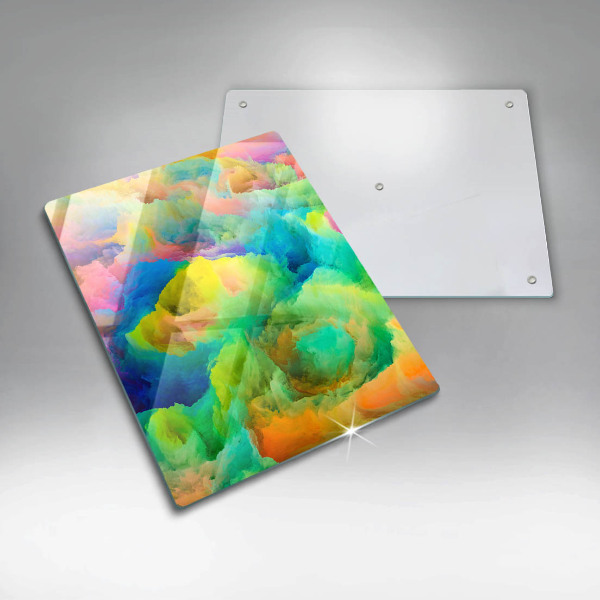 Tocător de bucătărie Abstracție colorată