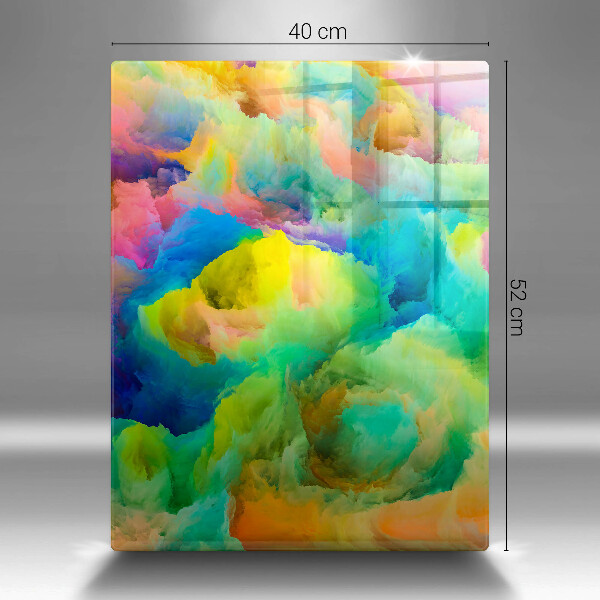 Tocător de bucătărie Abstracție colorată