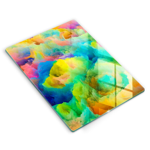Tocător de bucătărie Abstracție colorată
