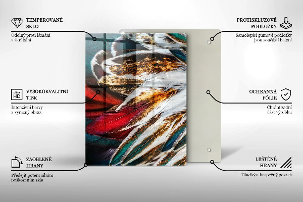 Tocător de bucătărie Abstracție colorată