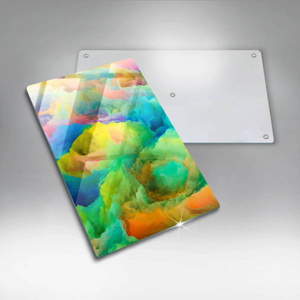 Tocător de bucătărie Abstracție colorată