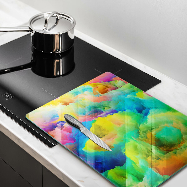 Tocător de bucătărie Abstracție colorată