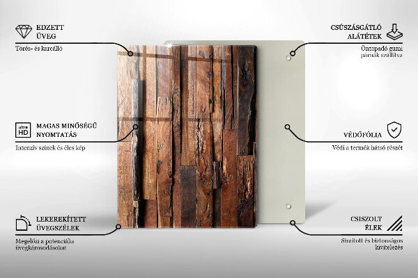 Tocător de bucătărie Triunghiuri geometrice