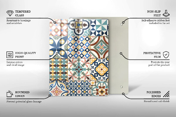 Tocător de bucătărie Marmură albă delicată