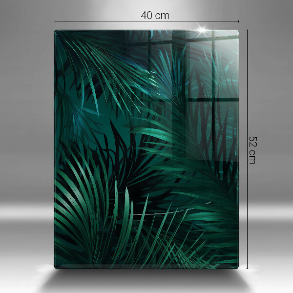 Tocător de bucătărie Frunze sălbatice ale junglei