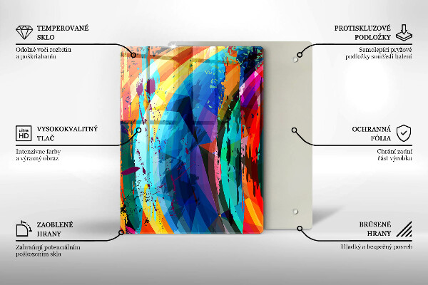 Tocător de bucătărie Frunze sălbatice ale junglei