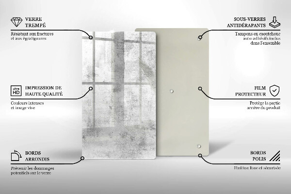 Tocător de bucătărie Textura de beton