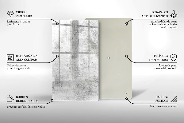 Tocător de bucătărie Textura de beton