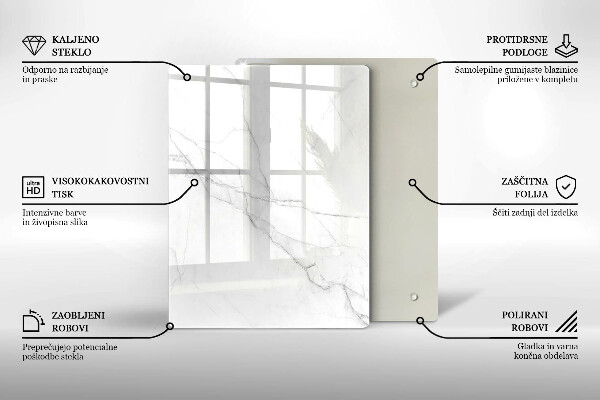 Tocător de bucătărie Marmură pastel