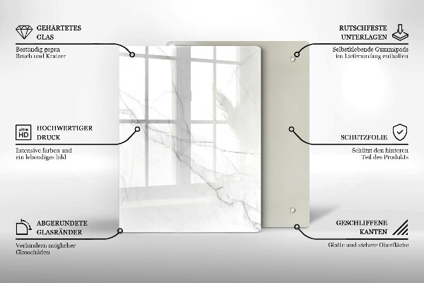 Tocător de bucătărie Marmură pastel