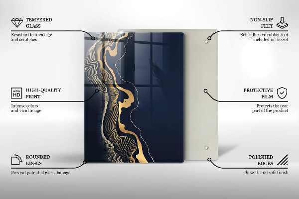 Tocător de bucătărie Plăci cu textură din lemn