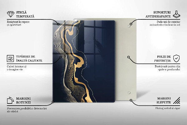 Tocător de bucătărie Plăci cu textură din lemn