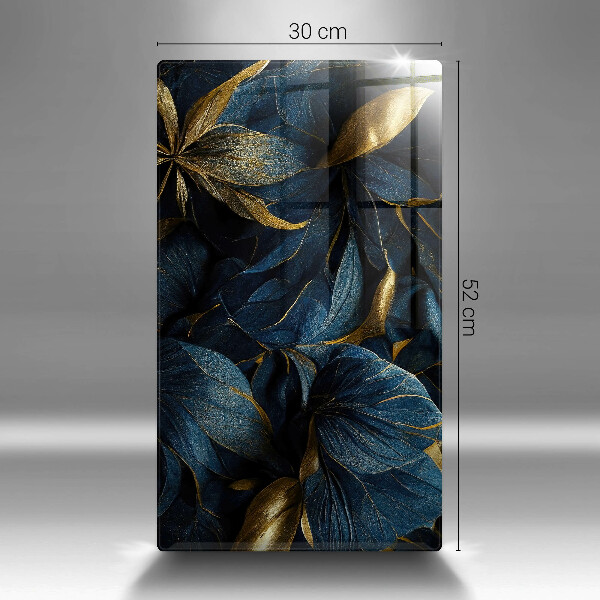 Tocător de bucătărie Frunze decorative cu aur